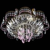 Люстра Камея №4 под бронзу розовая в Саратове