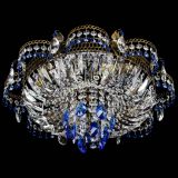 Люстра Камея №4 под бронзу синяя в Саратове