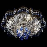 Люстра Камея №4 под бронзу синяя в Саратове