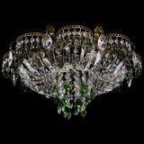 Люстра Камея №4 под бронзу зеленая в Саратове
