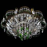 Люстра Камея №4 под бронзу зеленая в Саратове