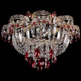 Люстра Камея Флора №4 красная в Саратове