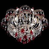 Люстра Камея Флора №4 красная в Саратове