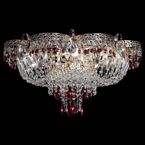 Люстра Камея Флора Журавлик №6 красная в Саратове Гусь Хрустальный