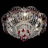 Люстра Камея Флора Журавлик №6 красная в Саратове