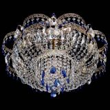 Люстра Камея Флора Журавлик №6 синяя в Саратове