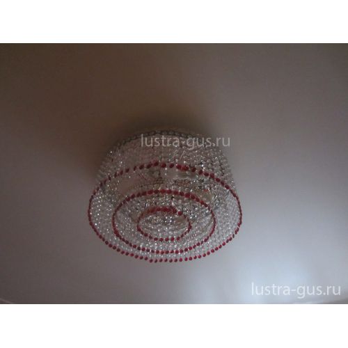 Люстра Капель обтикон 5 ламп в Саратове Гусь Хрустальный