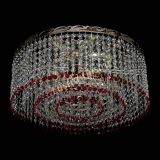 Люстра Капель оптикон №2 красная в Саратове