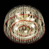 Люстра Капель оптикон №2 красная в Саратове