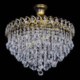 Люстра Капель Пирамида Шар 30 с подвесом под бронзу в Саратове