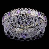 Люстра Каскад Ажур Фиолетовая белая в Саратове