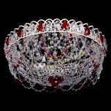 Люстра Каскад Ажур Красная белая в Саратове