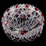 Люстра Каскад Ажур Красная белая в Саратове