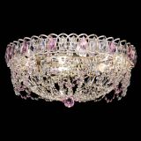 Люстра Каскад Ажур Розовая белая в Саратове