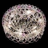 Люстра Каскад Ажур Розовая белая в Саратове