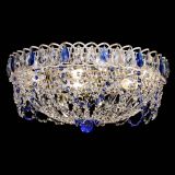 Люстра Каскад Ажур Синяя белая в Саратове