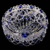 Люстра Каскад Ажур Синяя белая в Саратове