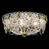 Люстра Каскад Ажур Зеленая белая в Саратове