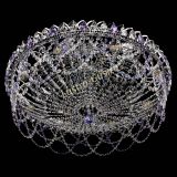 Люстра Каскад Ажур 700 мм фиолетовый в Саратове