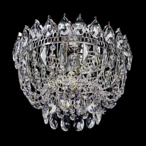 Люстра Катерина Корона журавлик - 1 лампа  в Саратове Гусь Хрустальный