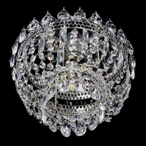 Люстра Катерина Корона журавлик - 1 лампа  в Саратове Гусь Хрустальный