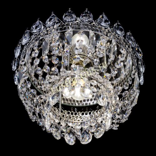 Люстра Катерина Корона журавлик - 1 лампа  в Саратове Гусь Хрустальный