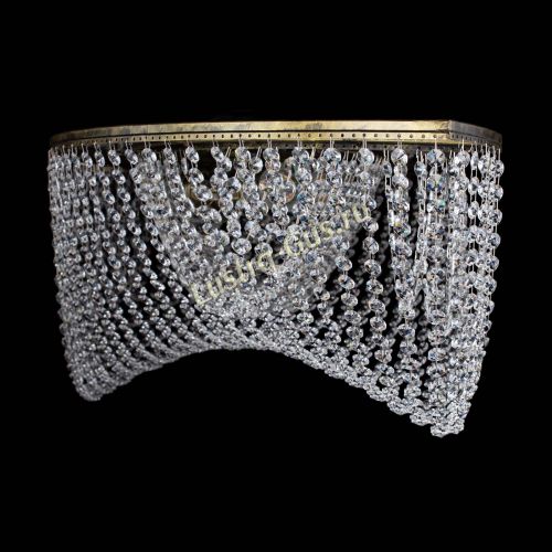 Люстра Хрустальная Волна под бронзу в Саратове Гусь Хрустальный