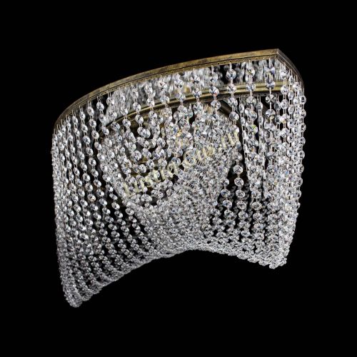 Люстра Хрустальная Волна под бронзу в Саратове Гусь Хрустальный