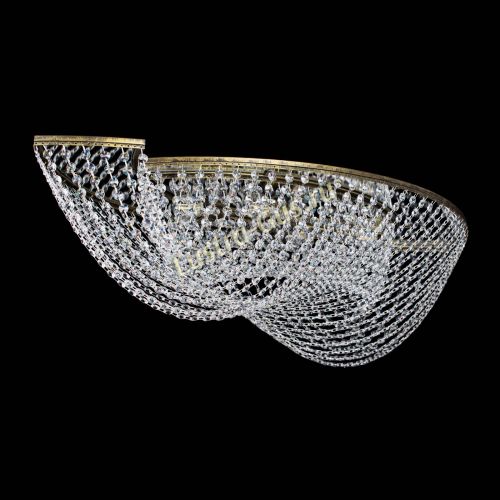 Люстра Хрустальная Волна под бронзу в Саратове Гусь Хрустальный