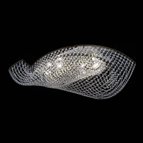 Люстра Хрустальная Волна под бронзу в Саратове Гусь Хрустальный