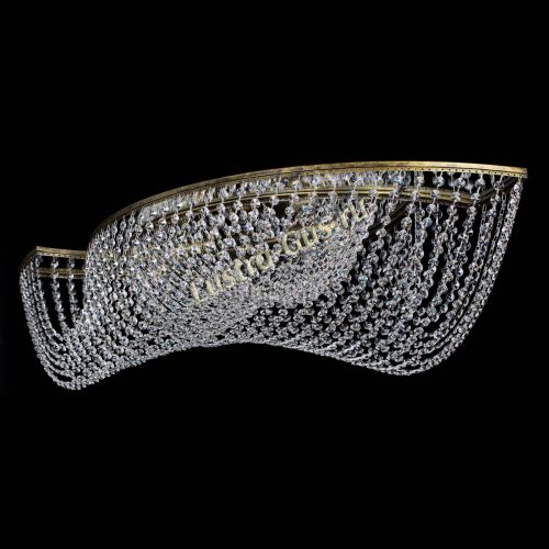 Люстра Хрустальная Волна под бронзу в Саратове Гусь Хрустальный