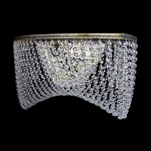 Люстра Хрустальная Волна под бронзу в Саратове Гусь Хрустальный