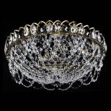 Люстра Хрустальный Каскад Ажур под бронзу Черная в Саратове