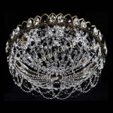 Люстра Хрустальный Каскад Ажур под бронзу Черная в Саратове