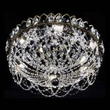 Люстра Хрустальный Каскад Ажур под бронзу Черная в Саратове