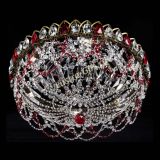 Люстра Хрустальный Каскад Ажур под бронзу Красная в Саратове