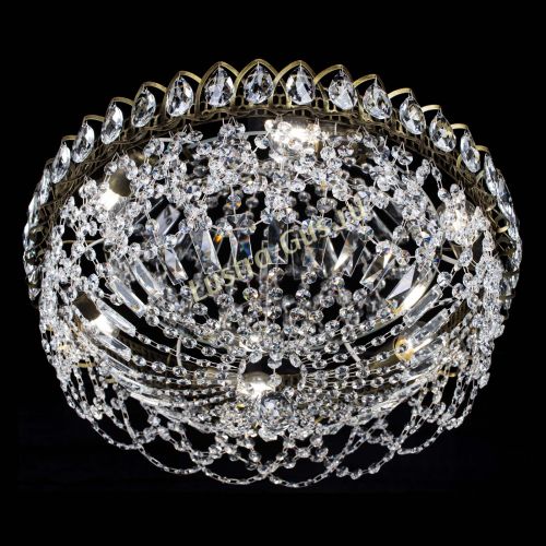 Люстра Хрустальный Каскад Ажур под бронзу в Саратове Гусь Хрустальный