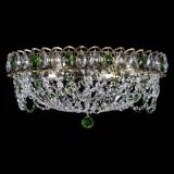 Люстра Хрустальный Каскад Ажур под бронзу Зеленая в Саратове