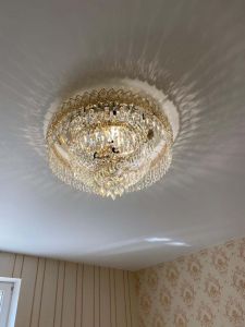 Люстра Хрустальный Каскад Перо в Саратове отзыв и фото покупателя