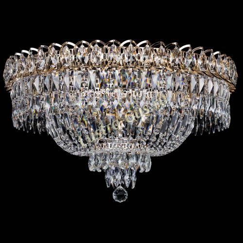 Люстра Хрустальный Каскад Перо в Саратове Гусь Хрустальный