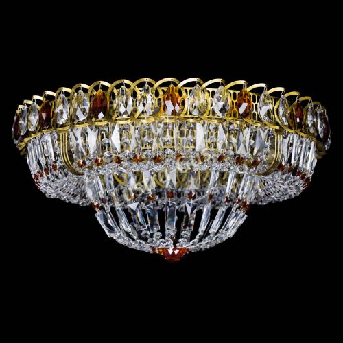 Люстра Кольцо Классика Пластинка чайная под бронзу в Саратове Гусь Хрустальный