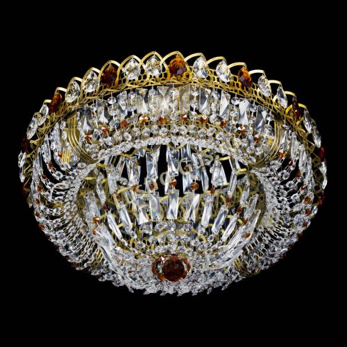 Люстра Кольцо Классика Пластинка чайная под бронзу в Саратове Гусь Хрустальный