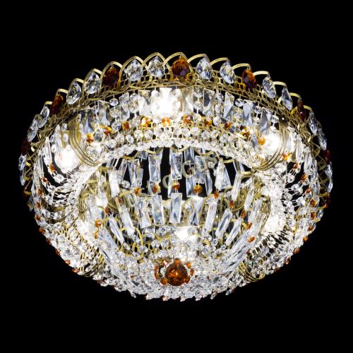 Люстра Кольцо Классика Пластинка чайная под бронзу в Саратове Гусь Хрустальный