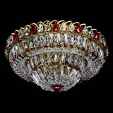 Люстра Кольцо Классика Пластинка красная под бронзу в Саратове