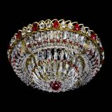 Люстра Кольцо Классика Пластинка красная под бронзу в Саратове