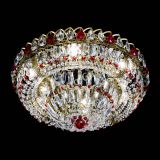 Люстра Кольцо Классика Пластинка красная под бронзу в Саратове