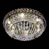 Люстра Кольцо Классика Пластинка розовая под бронзу в Саратове