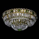 Люстра Кольцо Классика Пластинка зеленая под бронзу в Саратове