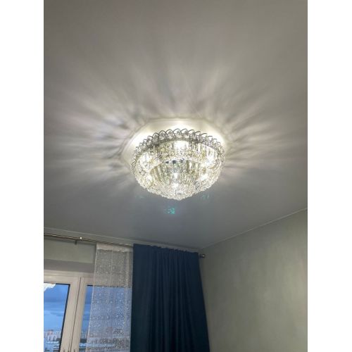 Люстра Кольцо Классика Пластинка под бронзу, диаметр - 500 мм Гусь Хрустальный