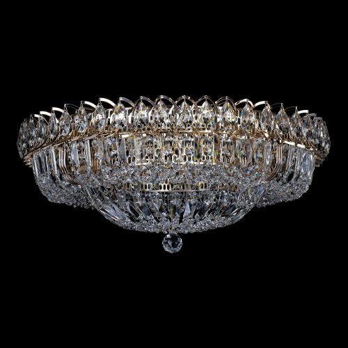 Люстра Кольцо Классика Пластинка, Диаметр - 600 мм,  золото, Люстры Гусь Хрустальный